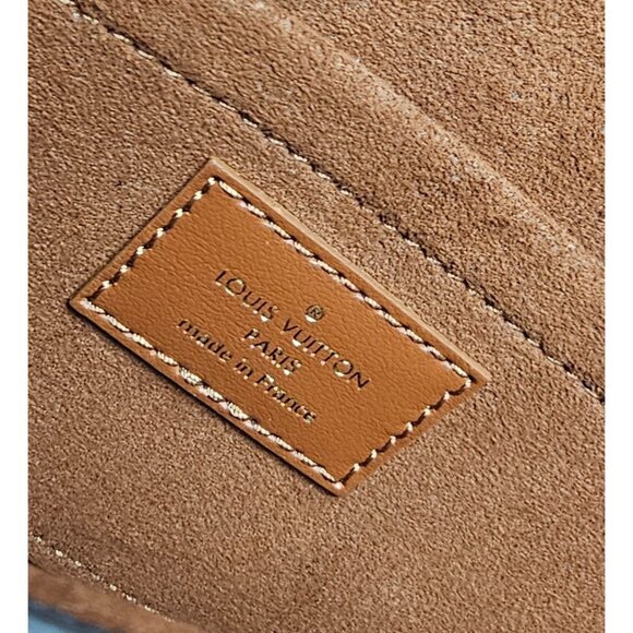 LOUIS VUITTON Small Mini Padlock on Chain Strap Bag Monogram Leather Brown LV - Picture 12 of 14